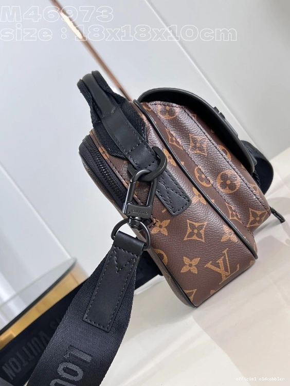 Official oldcobbler VUITTON Messenger-18*18*10CM LOUIS Trail 0801
